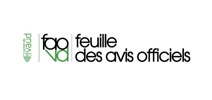 La Feuille des avis officiels du Canton de Vaud